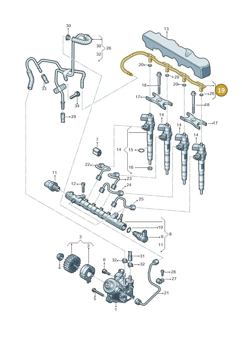 04L130235P — SEAT Ateca Style (2016-) diagram 746130000, position 19