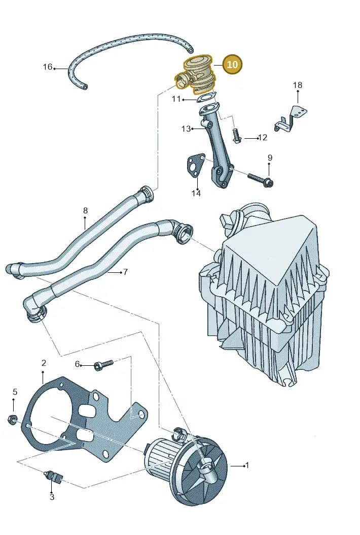 06A131101D — SEAT IBIZA                  06> (2005-) diagram 254131070, position 10