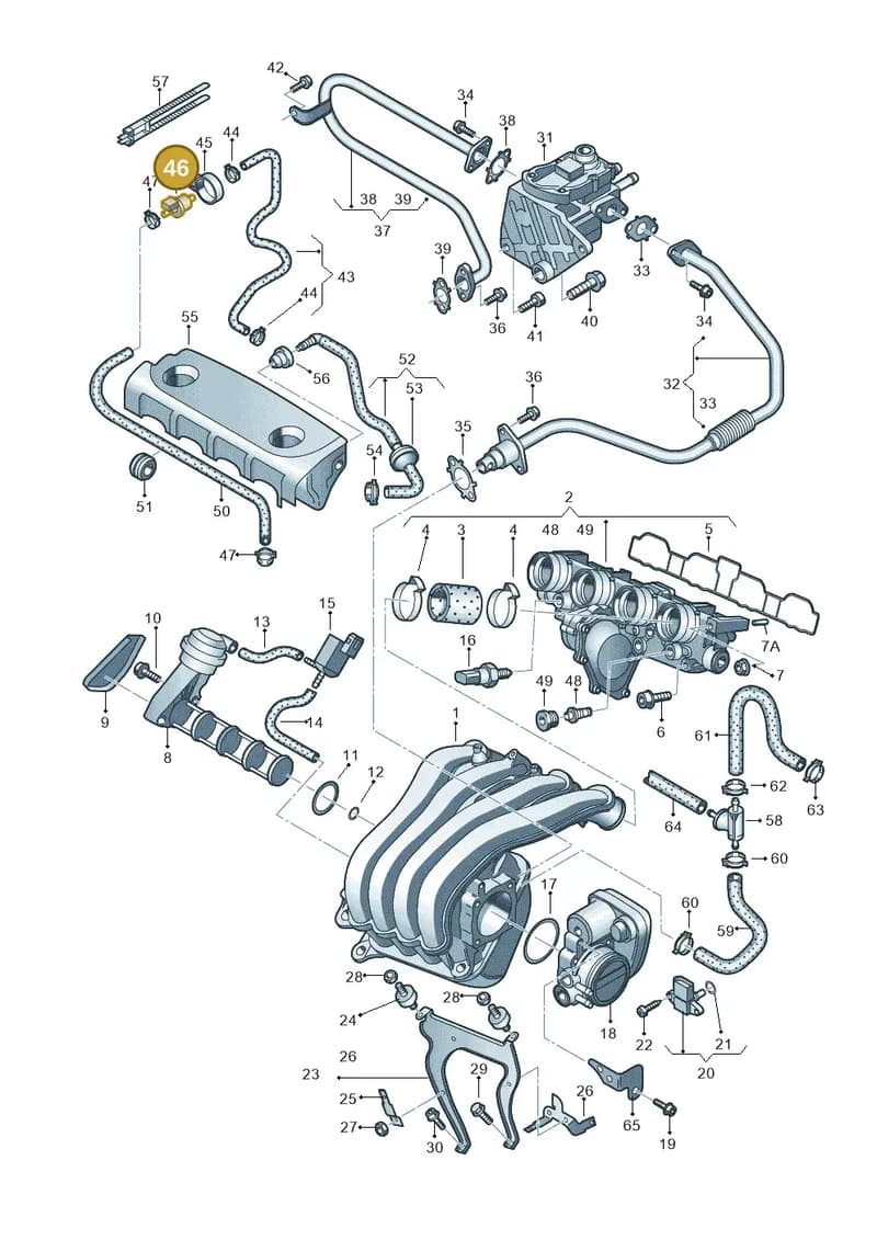 06D133517C — SEAT LEON                   06> (2005-) diagram 420133300, position 46