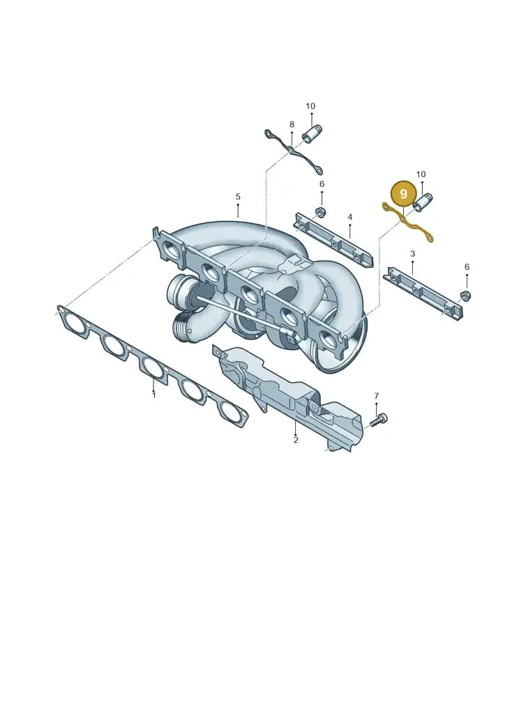 07K253226A — SEAT Formentor TSI CUPRA (2020-) diagram 676253100, position 9