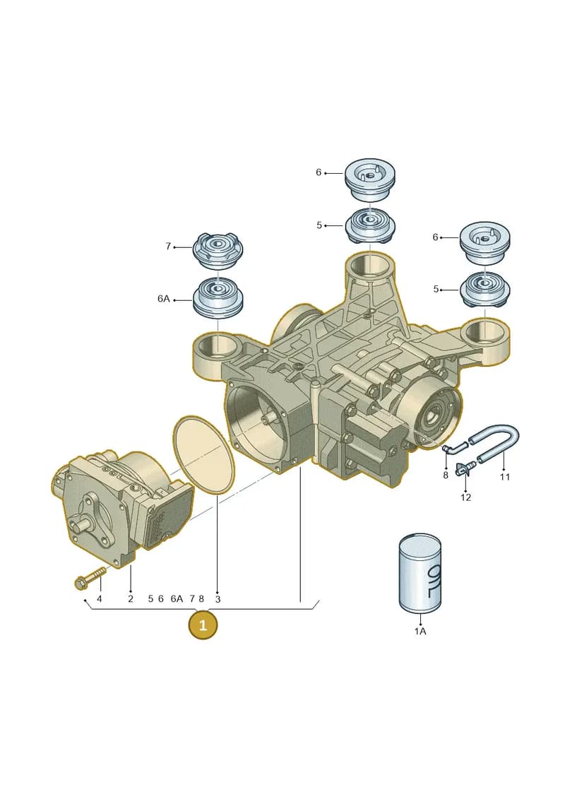 0BR525010G — SEAT Altea XL (2013-) diagram 412525100, position 1