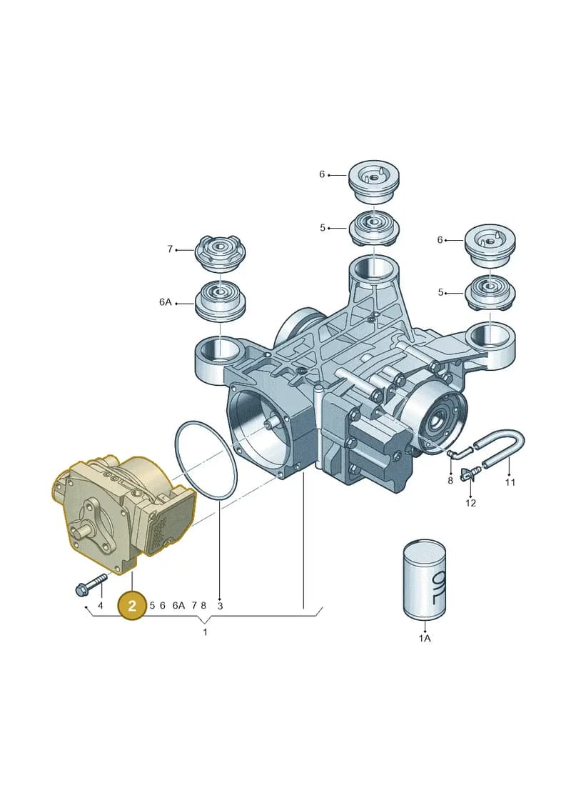 0BR525554A — SEAT Altea XL (2013-) diagram 412525100, position 2