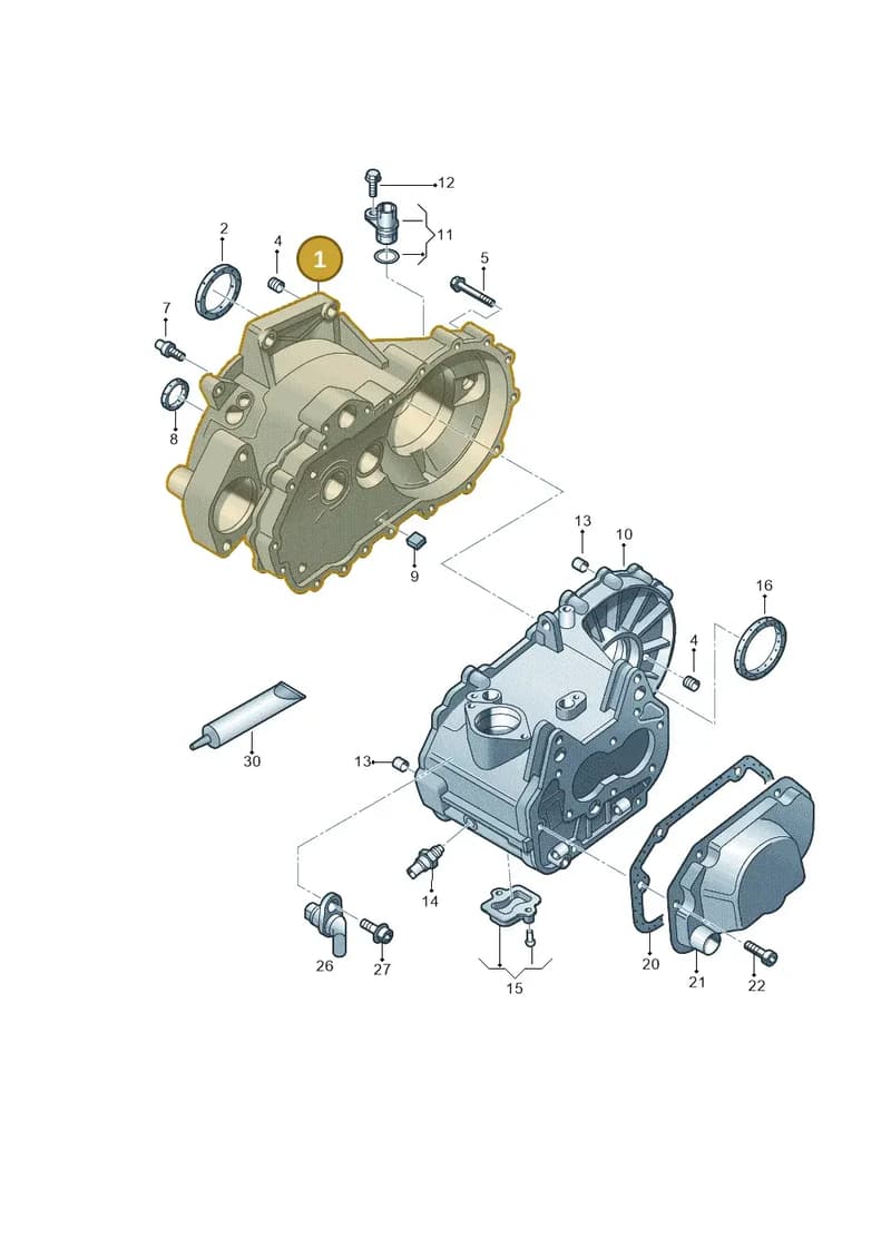 0DQ301107B — SEAT Ibiza Stylance (2015-) diagram 773301080, position 1