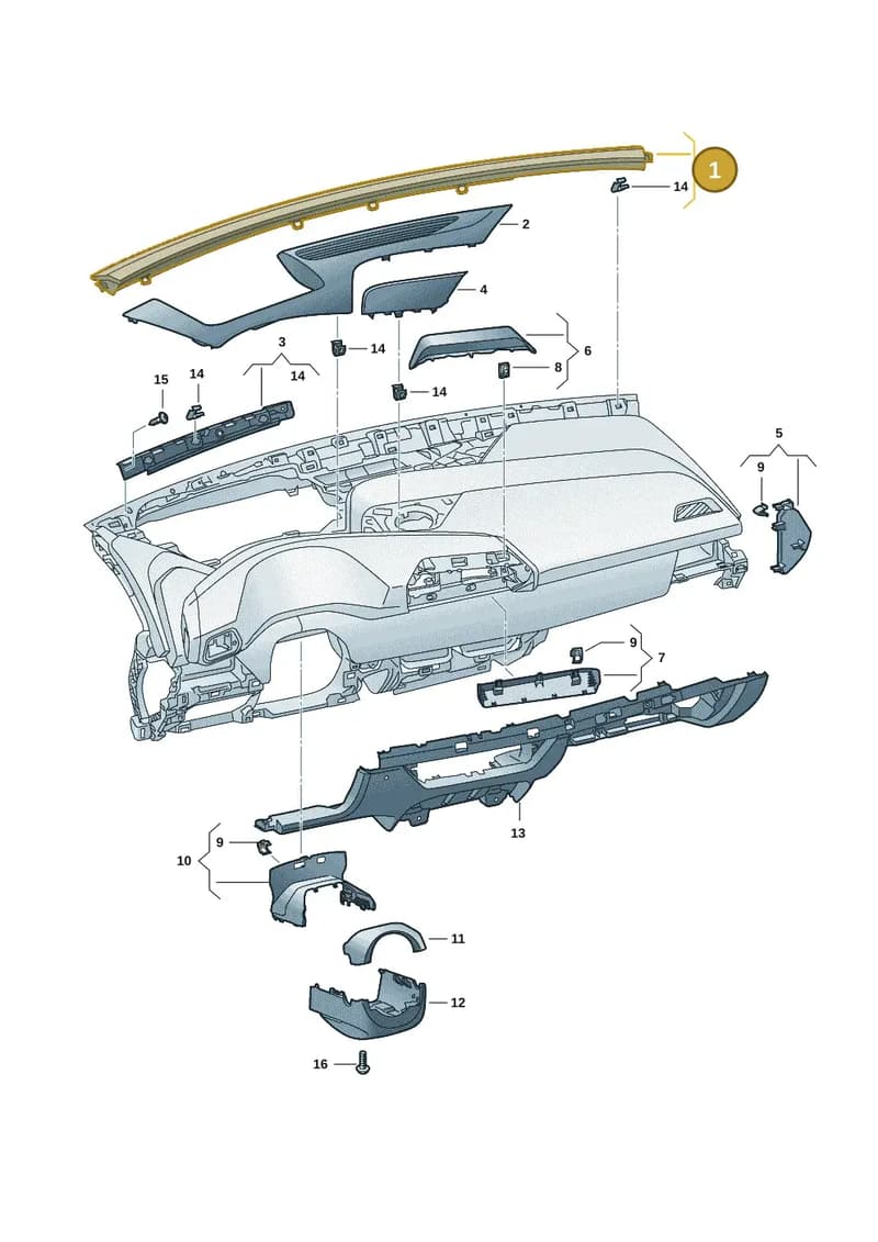 10F853236C4PK — SEAT CUPRA Born (2021-) diagram 10s857010, position 1