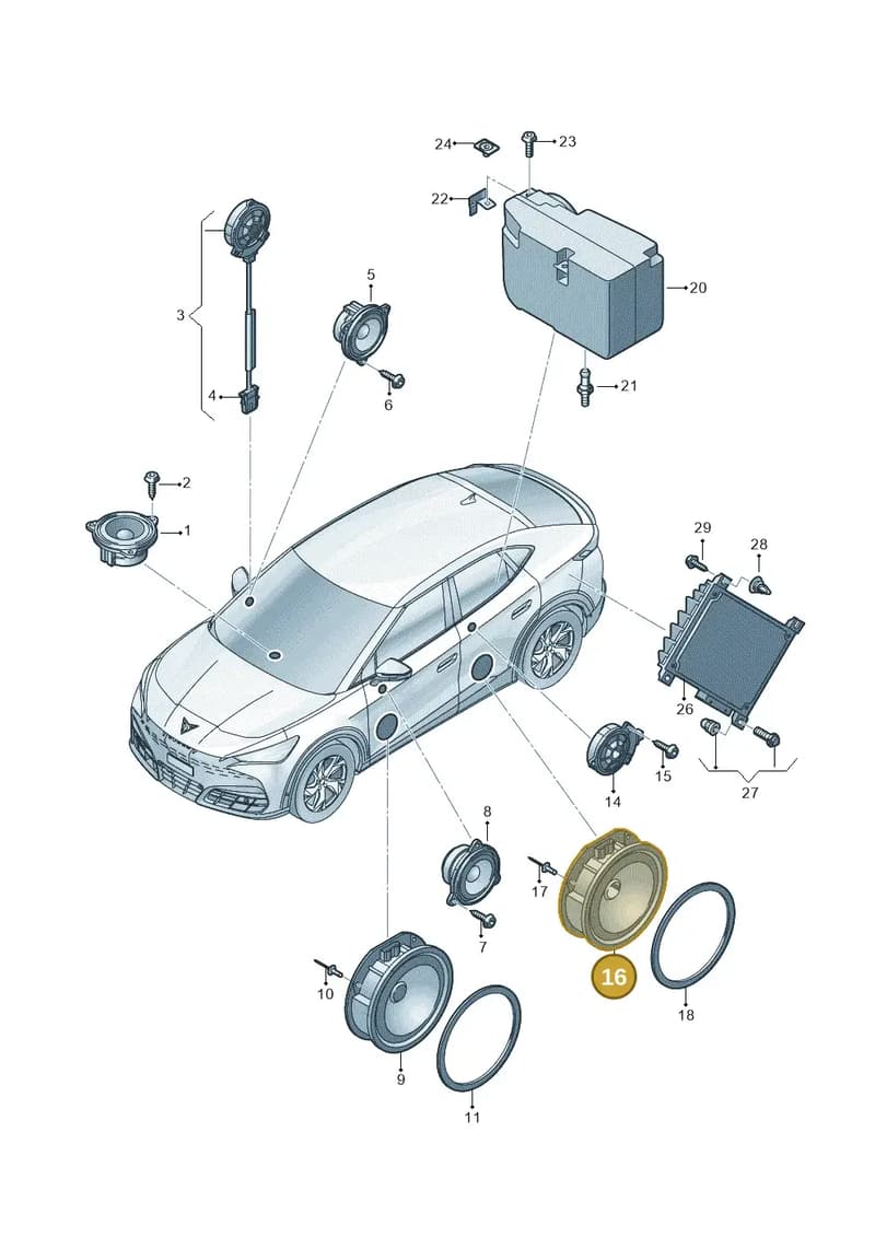 11H035710 — SEAT CUPRA Tavascan (2023-) diagram 20h035035, position 16