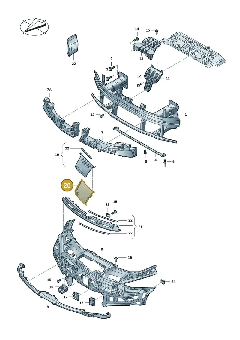 11H807819A9B9 — SEAT CUPRA Tavascan (2023-) diagram 20h807000, position 20