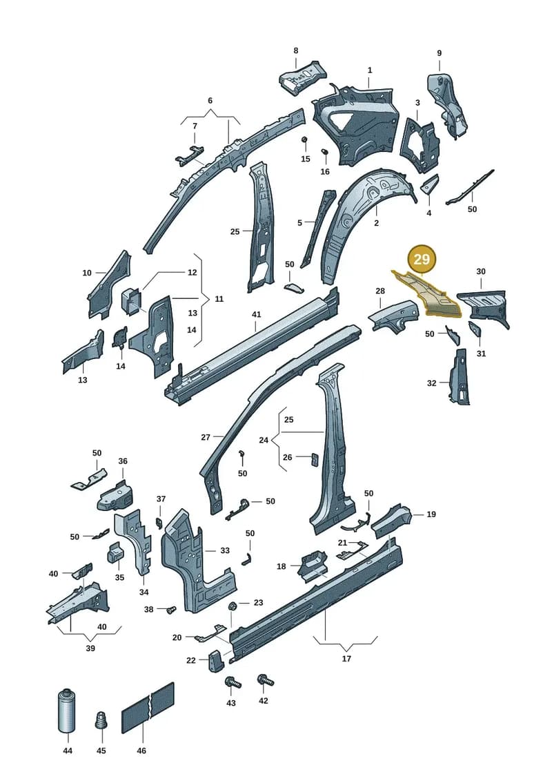 11H810503GRV — SEAT CUPRA Tavascan (2023-) diagram 20h809000, position 29