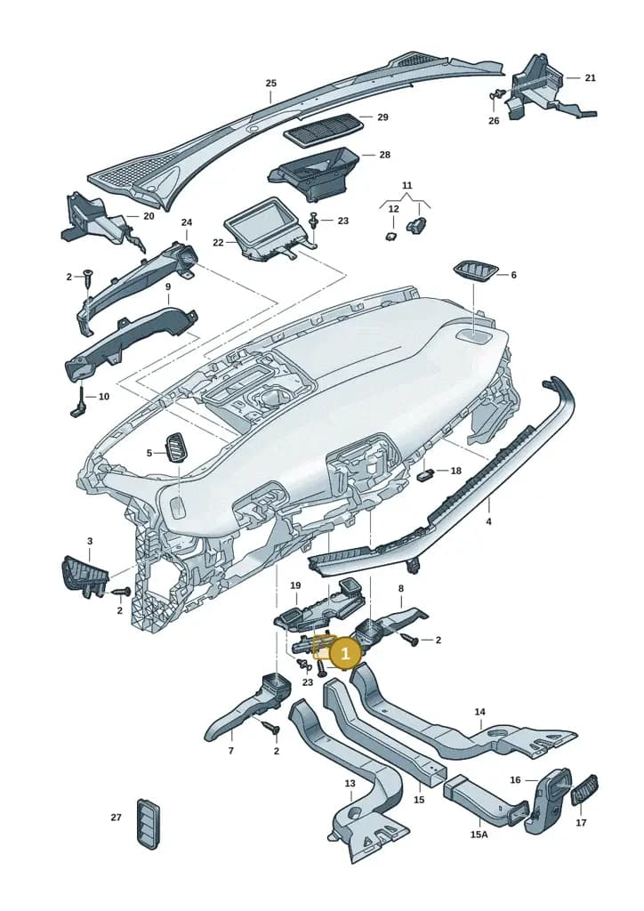 11H819110AOUM — SEAT CUPRA Tavascan (2023-) diagram 20h819300, position 1