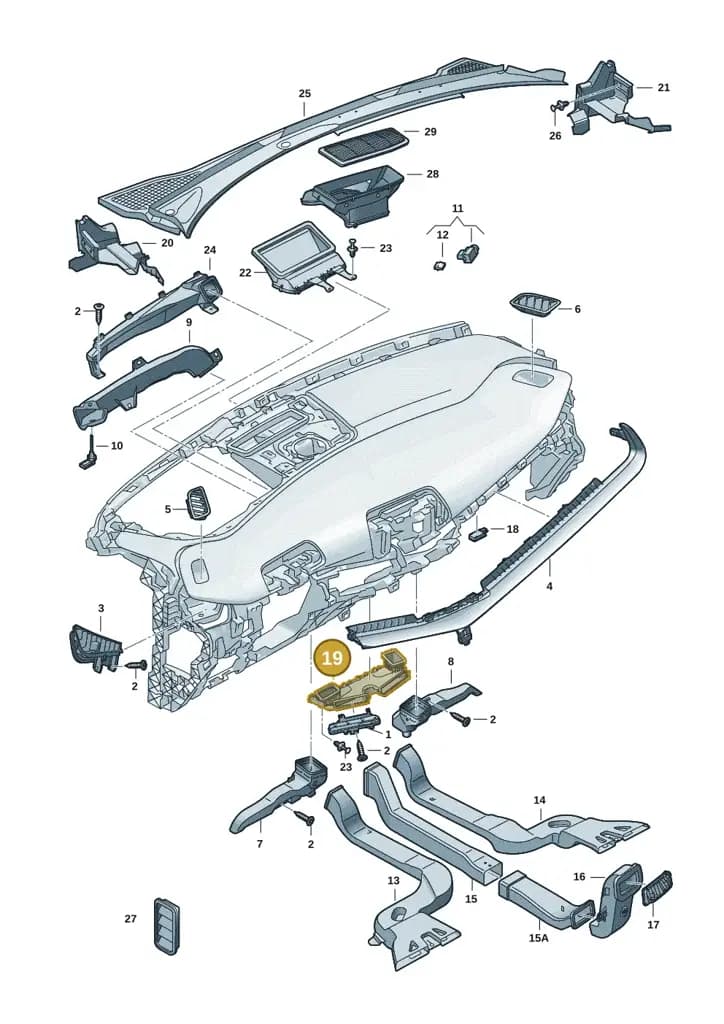 11H819241 — SEAT CUPRA Tavascan (2023-) diagram 20h819300, position 19
