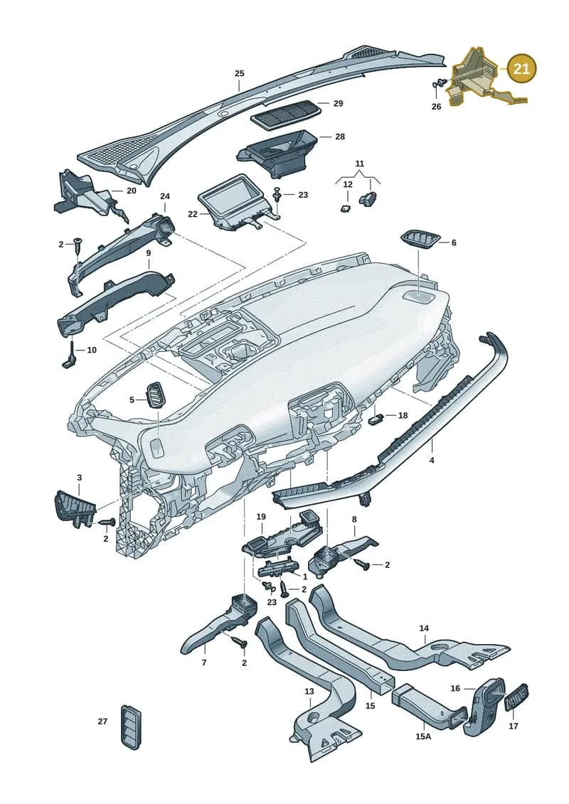 11H819336A9B9 — SEAT CUPRA Tavascan (2023-) diagram 20h819300, position 21