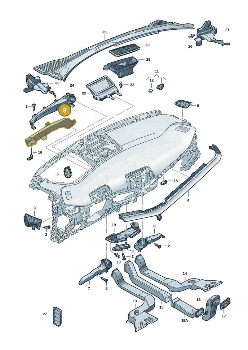11H819633 — SEAT CUPRA Tavascan (2023-) diagram 20h819300, position 9