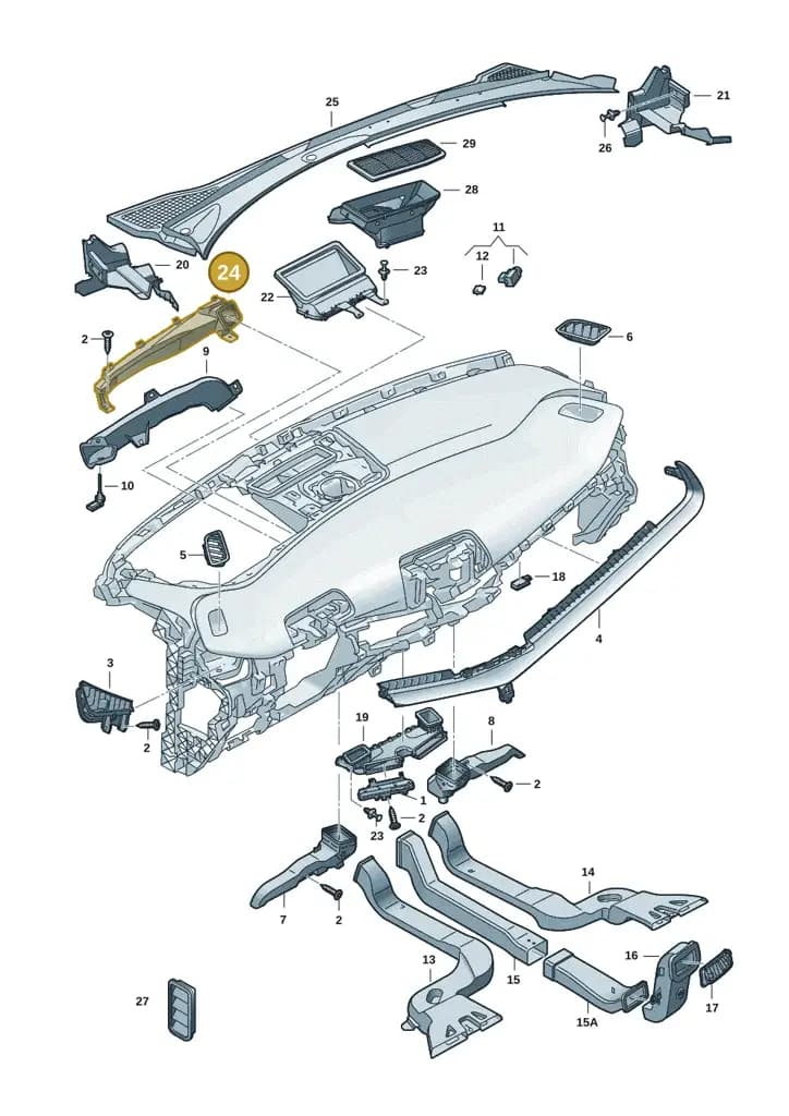 11H819869 — SEAT CUPRA Tavascan (2023-) diagram 20h819300, position 24