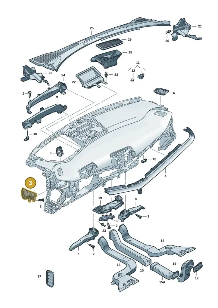 11H820904OUM — SEAT CUPRA Tavascan (2023-) diagram 20h819300, position 3