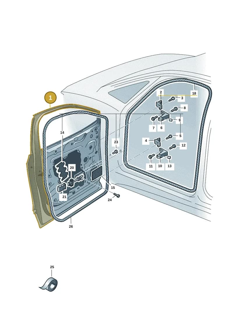 11H831056GRV — Volkswagen ID.UNYX (2024-) diagram 11h831000, position 1