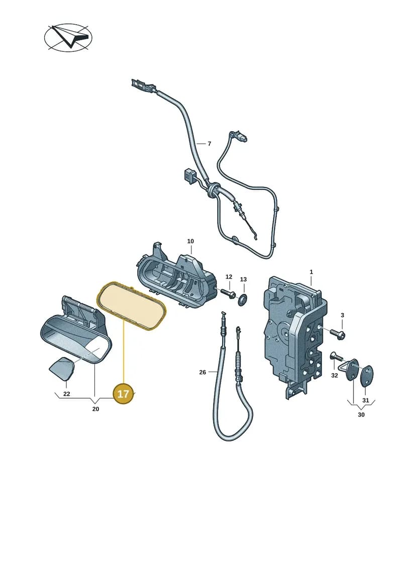 11H837210B — SEAT CUPRA Tavascan (2023-) diagram 11a837000, position 17