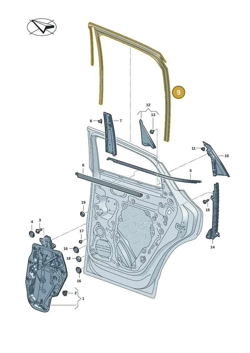 11H8394405AP — SEAT CUPRA Tavascan (2023-) diagram 20h839500, position 9