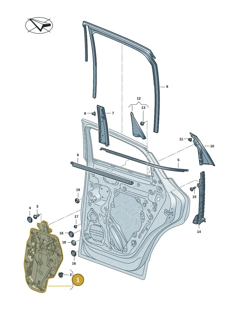 11H839462 — SEAT CUPRA Tavascan (2023-) diagram 20h839500, position 1