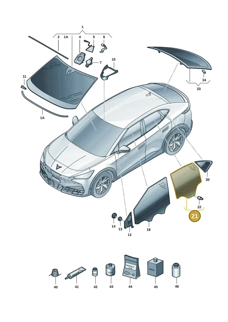 11H845026 — SEAT CUPRA Tavascan (2023-) diagram 20h845000, position 21