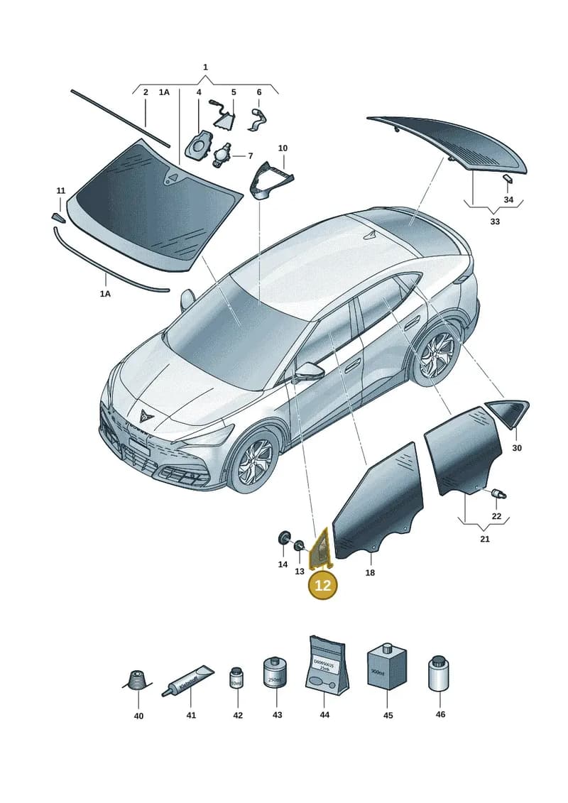 11H845113C5AP — SEAT CUPRA Tavascan (2023-) diagram 20h845000, position 12