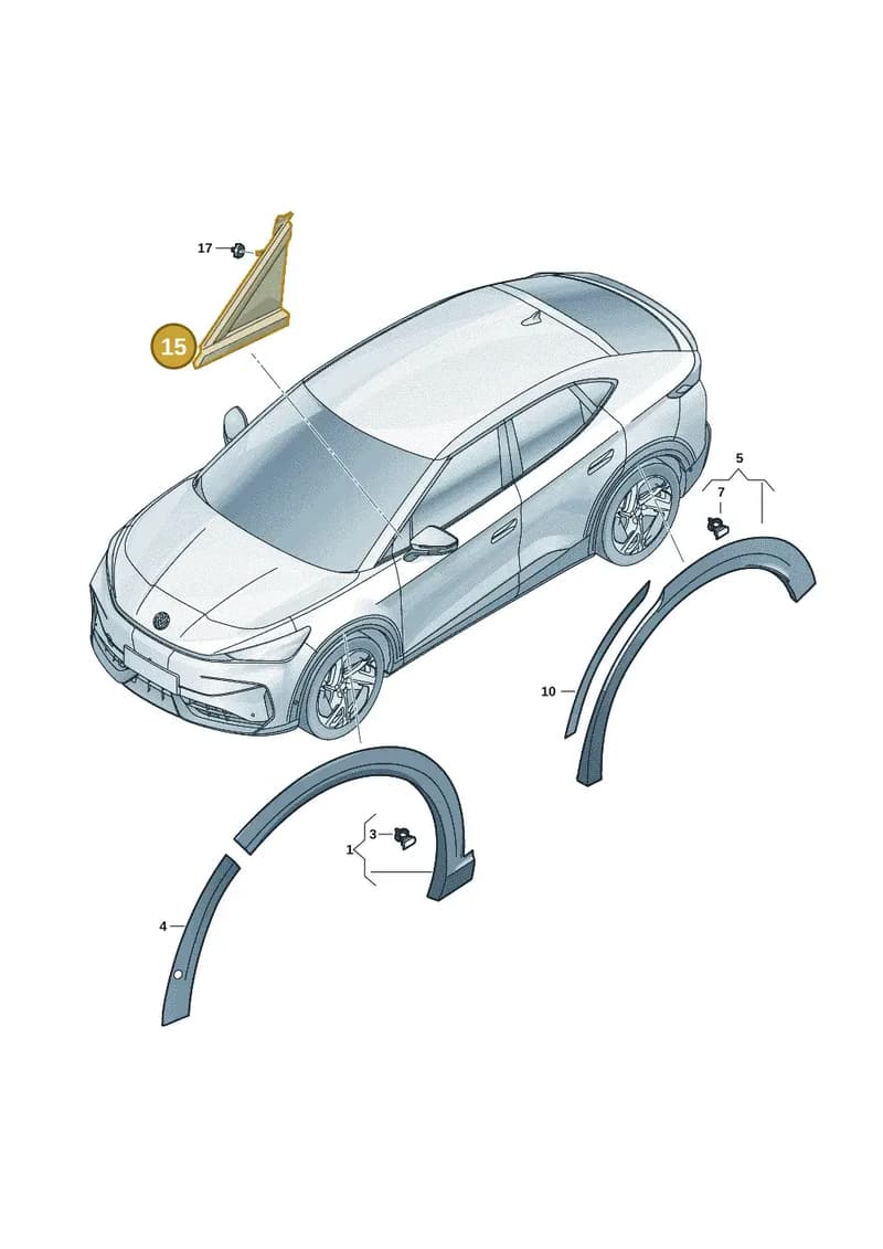 11H853271UXD — Volkswagen ID.UNYX (2024-) diagram 11h853250, position 15