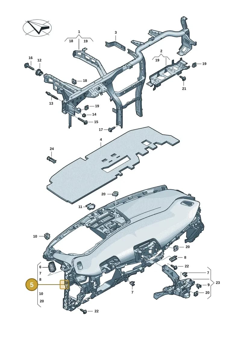 11H857003BUI — SEAT CUPRA Tavascan (2023-) diagram 20h857000, position 5
