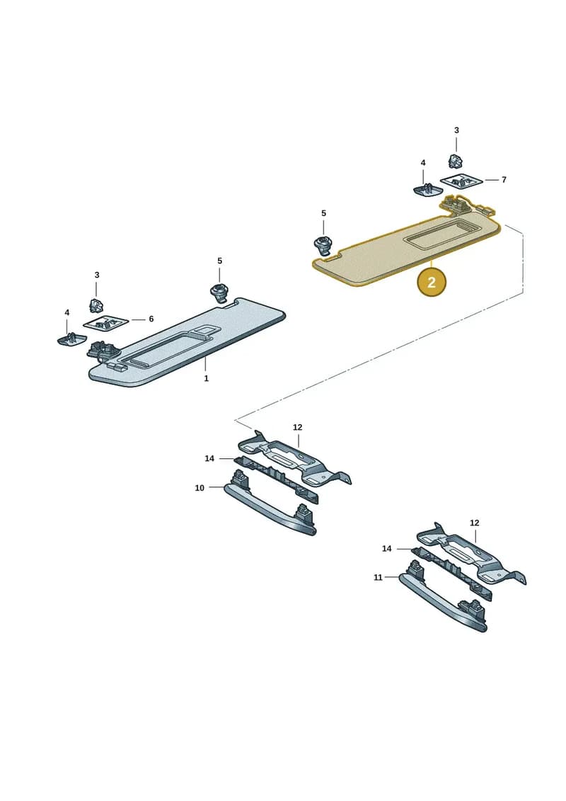 11H8575522UV — SEAT CUPRA Tavascan (2023-) diagram 10a857050, position 2