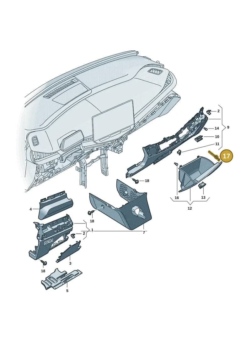 11H858309 — Volkswagen ID.UNYX (2024-) diagram 11h857200, position 17