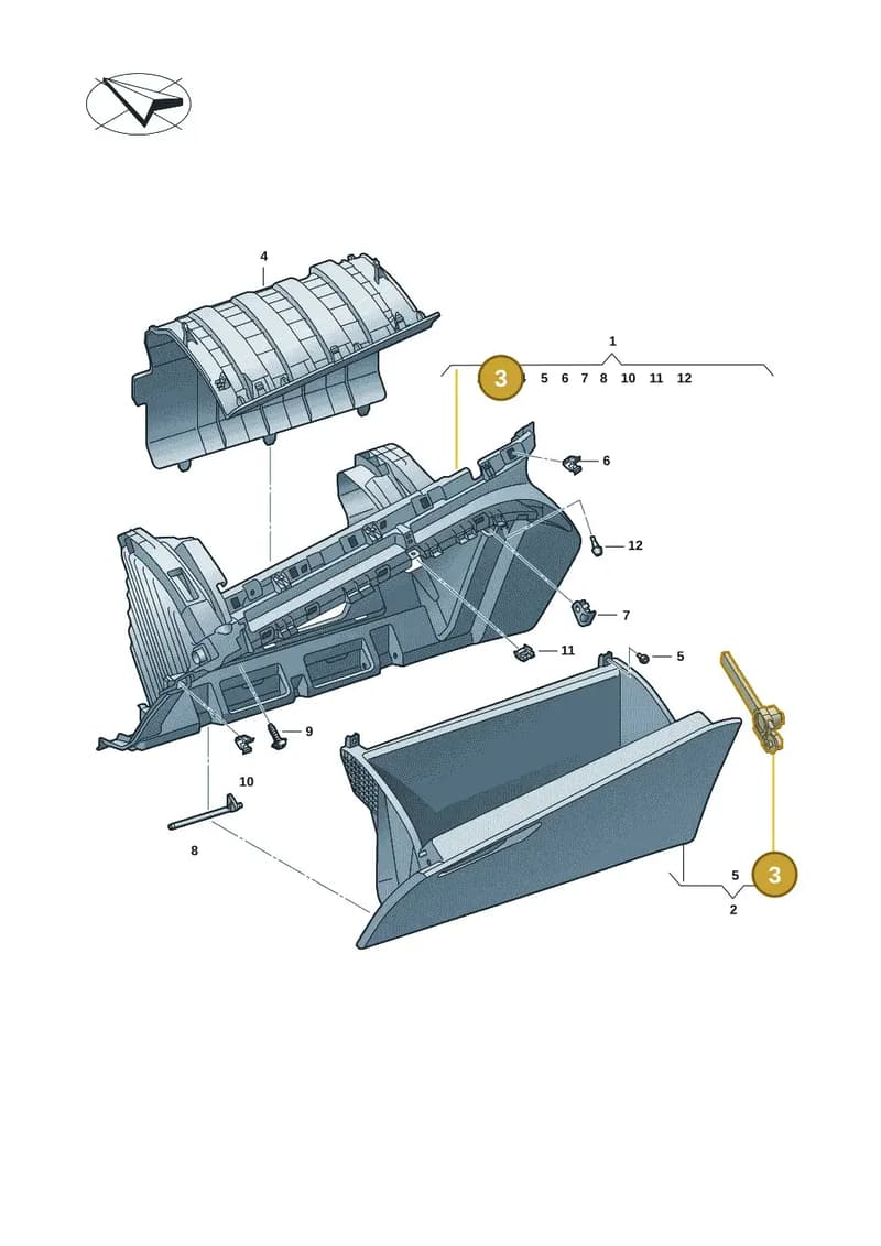11H858309 — SEAT CUPRA Tavascan (2023-) diagram 20h857030, position 3