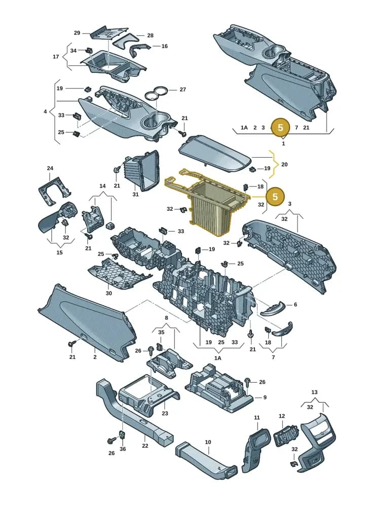 11H8583294PK — SEAT CUPRA Tavascan (2023-) diagram 20h863060, position 5