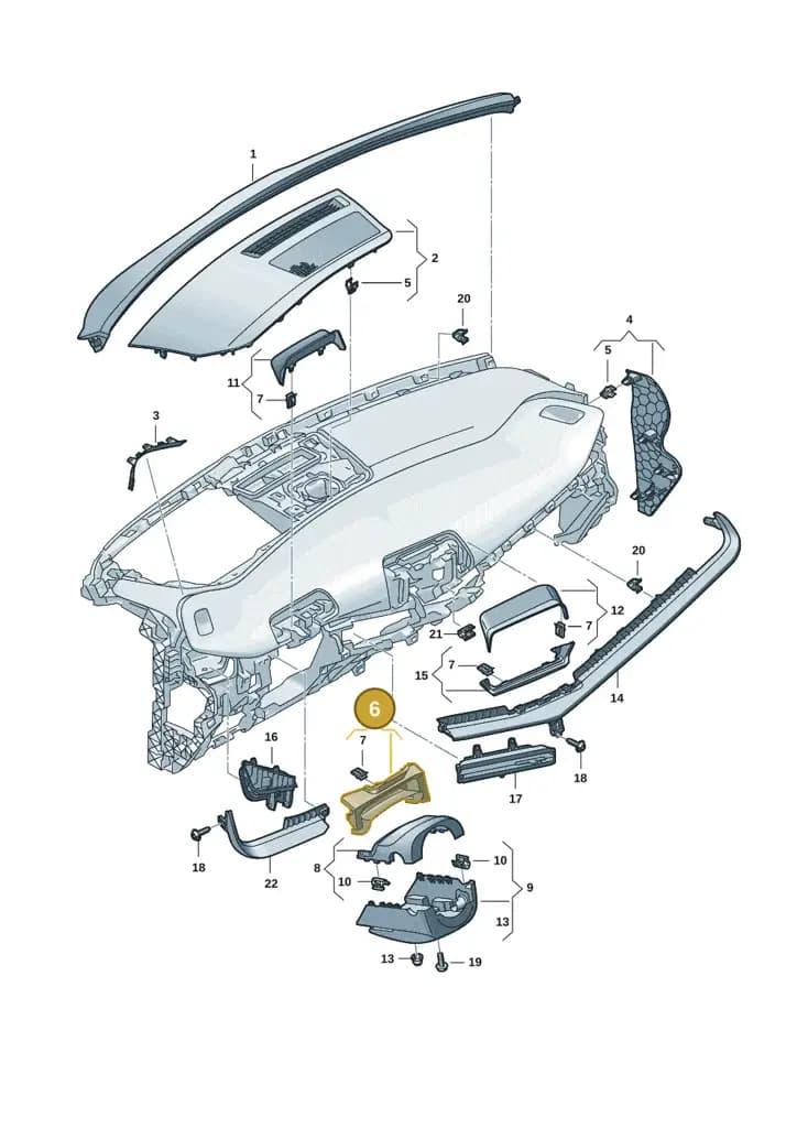 11H858349OYS — SEAT CUPRA Tavascan (2023-) diagram 20h857010, position 6