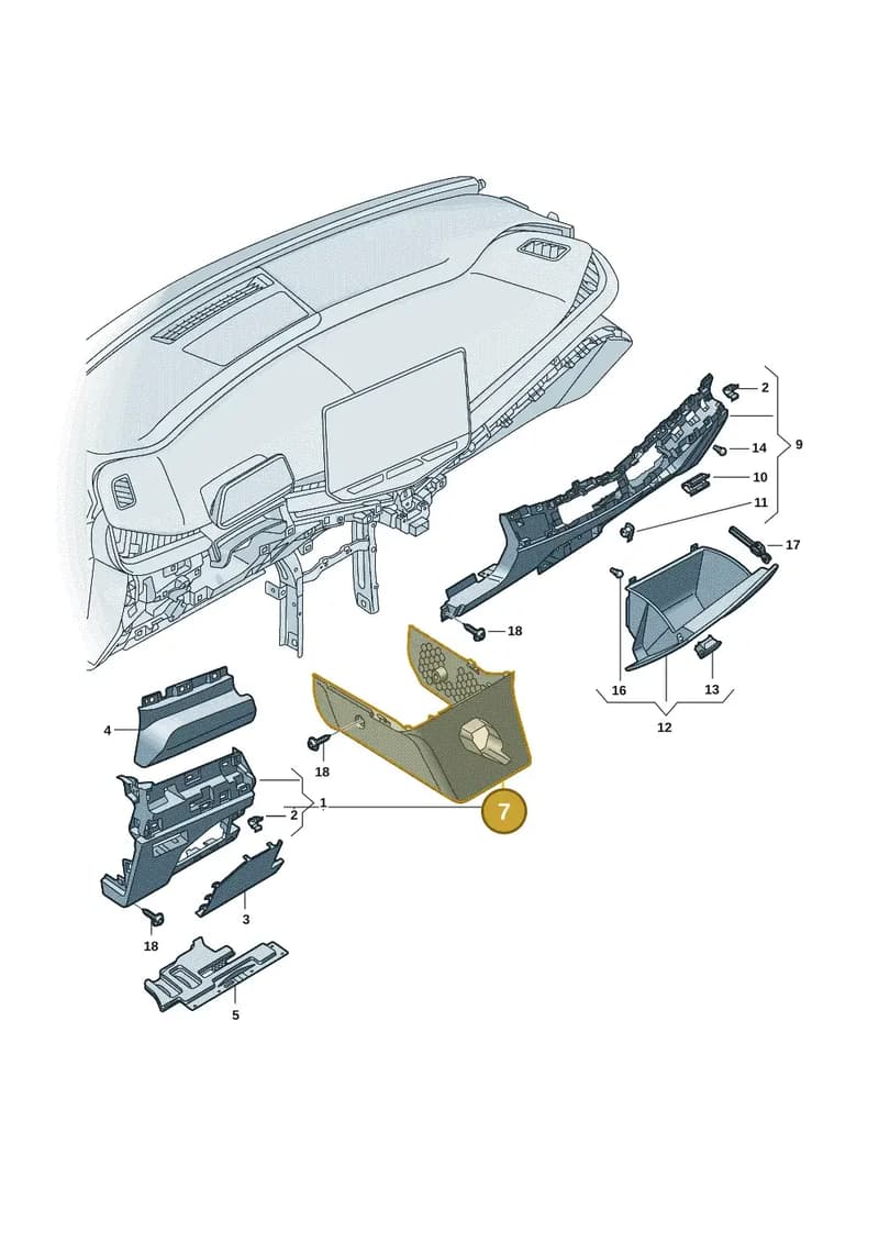 11H8584014PK — Volkswagen ID.UNYX (2024-) diagram 11h857200, position 7
