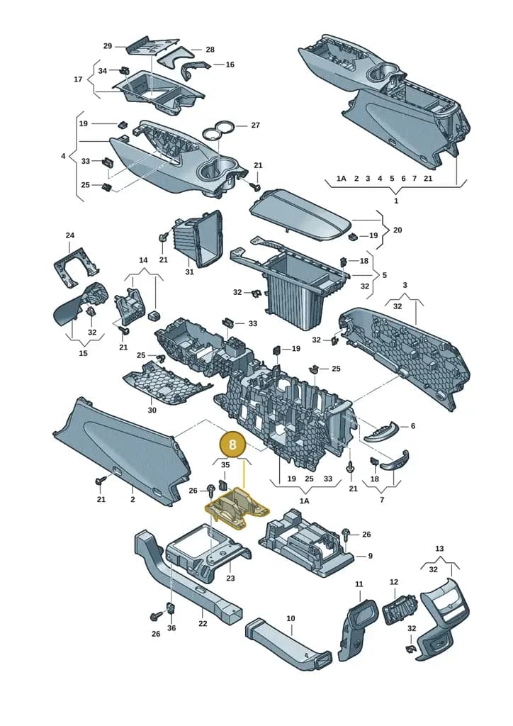 11H861513 — SEAT CUPRA Tavascan (2023-) diagram 20h863060, position 8