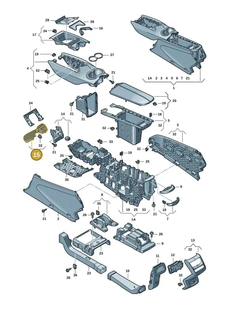 11H8630414PK — SEAT CUPRA Tavascan (2023-) diagram 20h863060, position 15