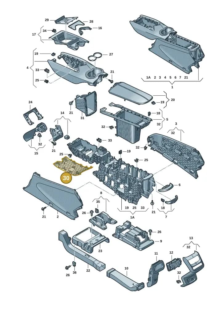 11H8632764PK — SEAT CUPRA Tavascan (2023-) diagram 20h863060, position 30
