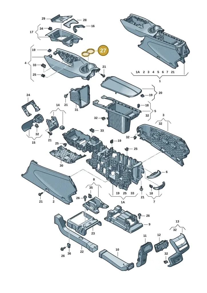 11H8633014PK — SEAT CUPRA Tavascan (2023-) diagram 20h863060, position 27
