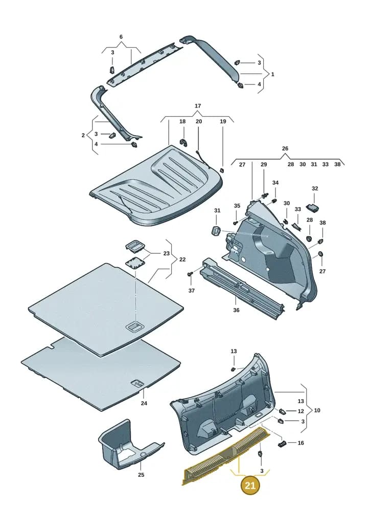 11H8634594PK — SEAT CUPRA Tavascan (2023-) diagram 20h867080, position 21