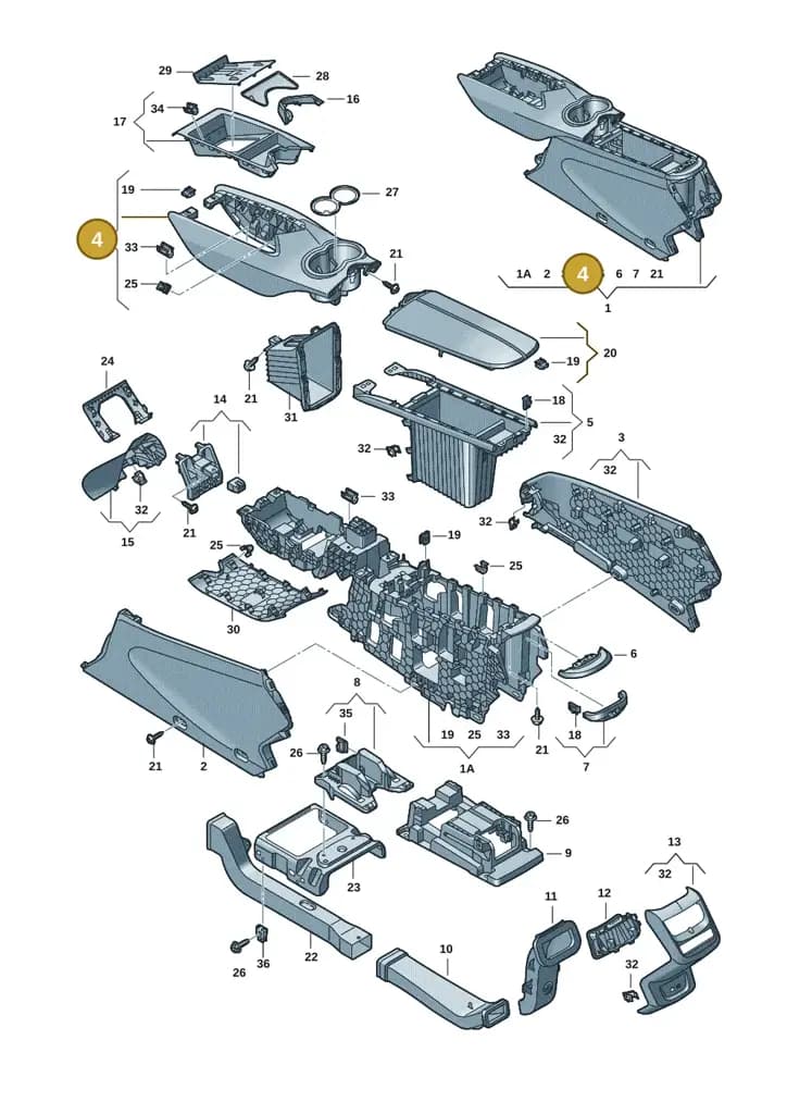 11H863475OYW — SEAT CUPRA Tavascan (2023-) diagram 20h863060, position 4