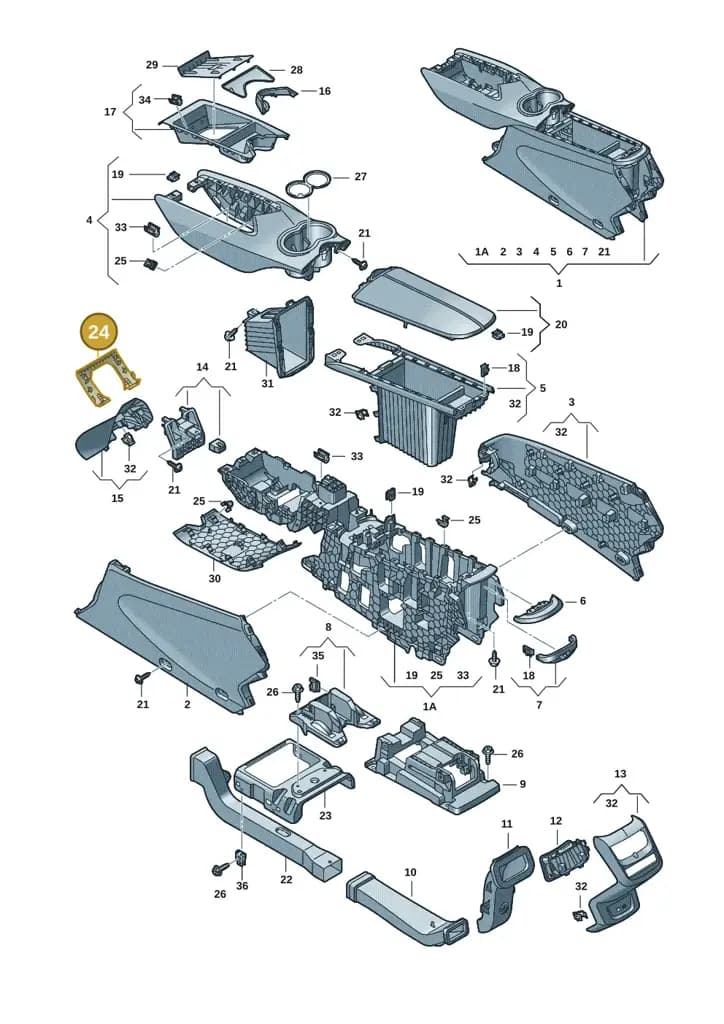 11H8634884PK — SEAT CUPRA Tavascan (2023-) diagram 20h863060, position 24