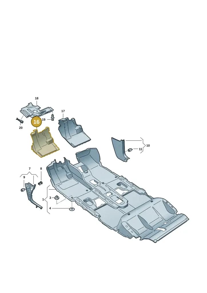 11H863518 — SEAT CUPRA Tavascan (2023-) diagram 11h863000, position 16