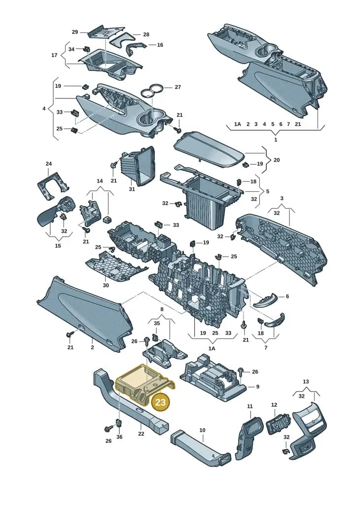 11H863531 — SEAT CUPRA Tavascan (2023-) diagram 20h863060, position 23