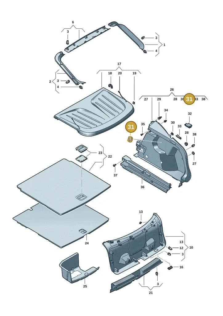 11H863754 — SEAT CUPRA Tavascan (2023-) diagram 20h867080, position 31