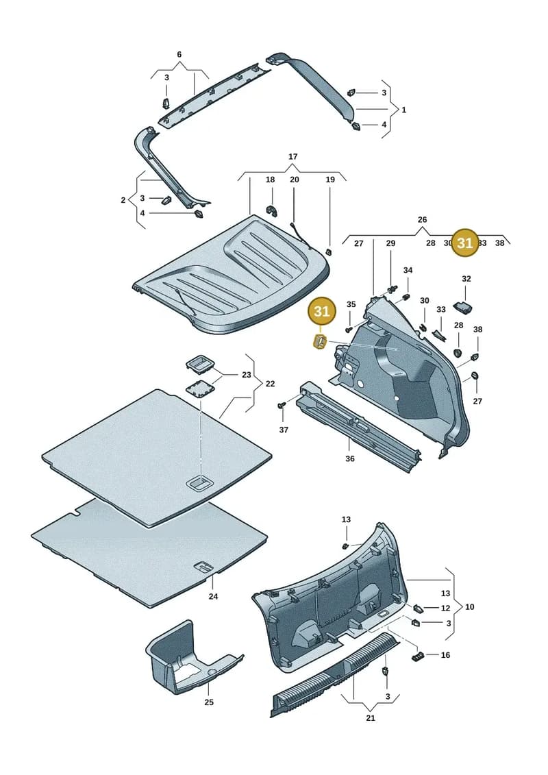 11H863754 — SEAT CUPRA Tavascan (2023-) diagram 20h867080, position 31