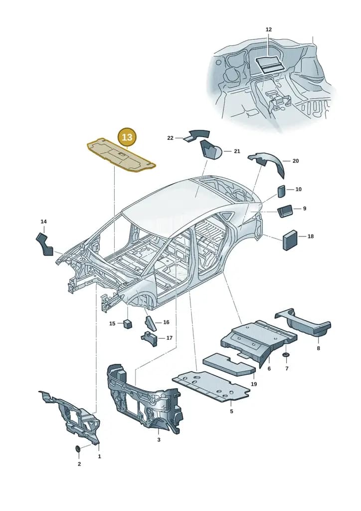 11H863801 — SEAT CUPRA Tavascan (2023-) diagram 20h863020, position 13