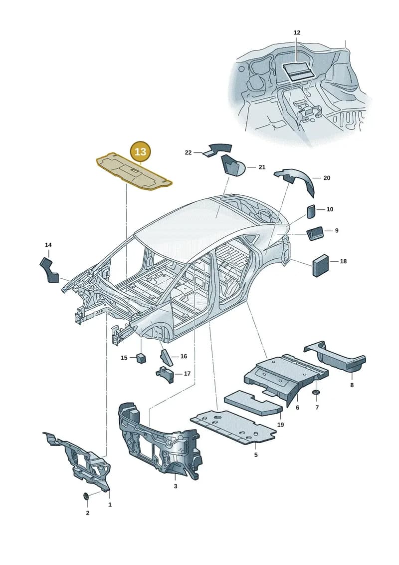 11H863801 — SEAT CUPRA Tavascan (2023-) diagram 20h863020, position 13
