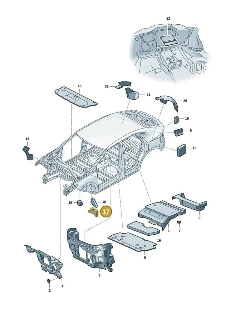 11H864239 — SEAT CUPRA Tavascan (2023-) diagram 20h863020, position 17