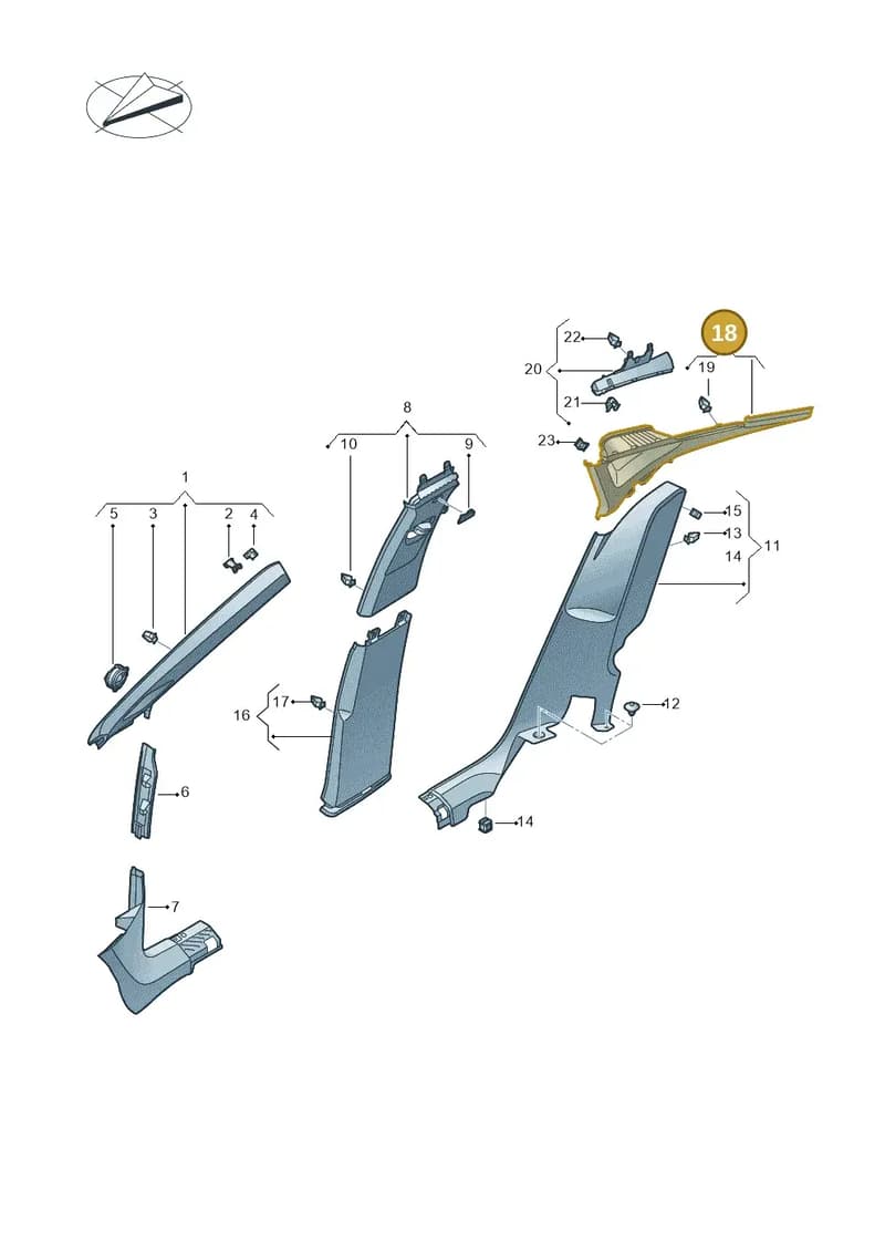 11H8672884PK — SEAT CUPRA Tavascan (2023-) diagram 20h867065, position 18