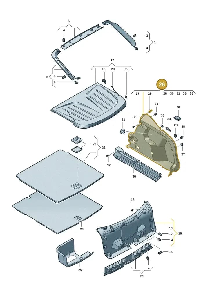 11H867427ZTB — SEAT CUPRA Tavascan (2023-) diagram 20h867080, position 26