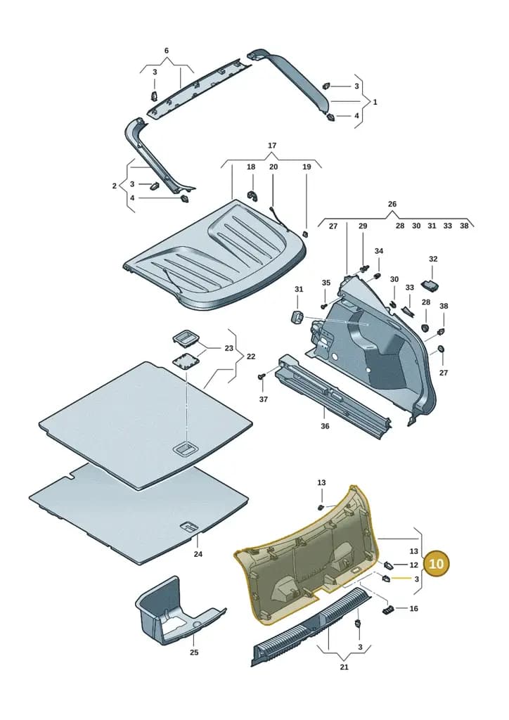 11H8676014PK — SEAT CUPRA Tavascan (2023-) diagram 20h867080, position 10