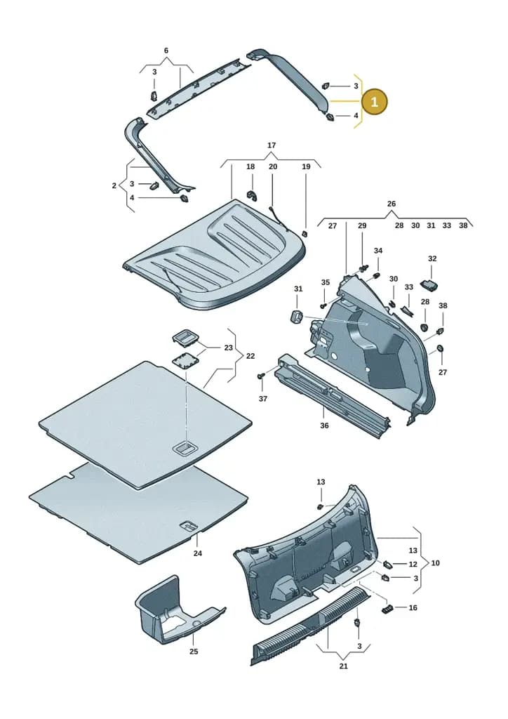 11H8677044PK — SEAT CUPRA Tavascan (2023-) diagram 20h867080, position 1
