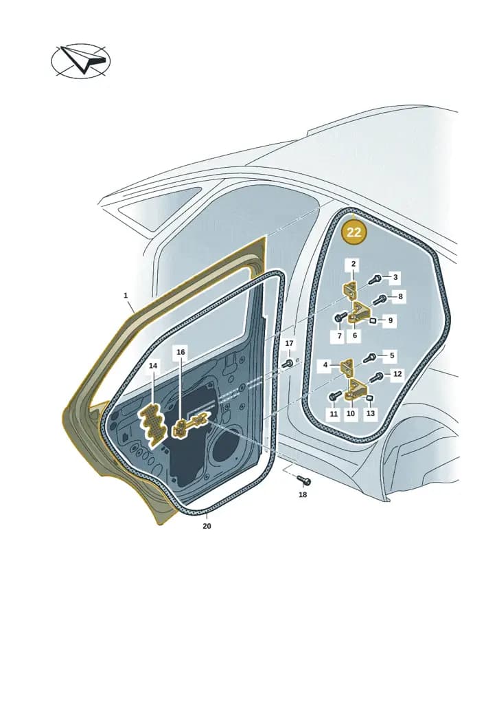 11H867914A5AP — SEAT CUPRA Tavascan (2023-) diagram 11a833000, position 22